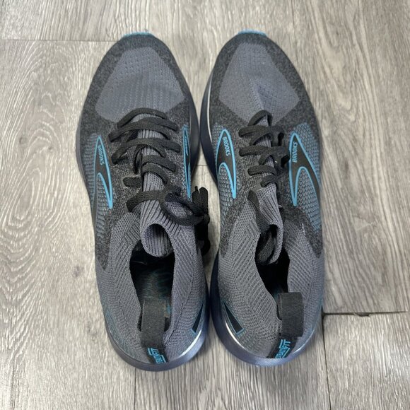 Men’s SAMPLE Brooks Levitate  5 Knit Gray  Blue  Running Shoes Size 9 Stealthfit main image 9